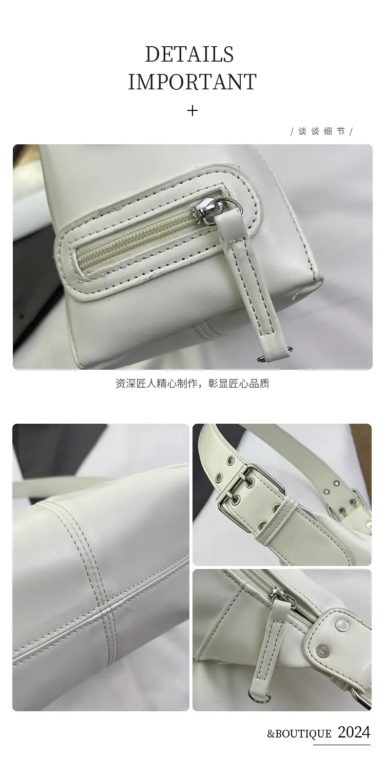 Black French Shoulder Bag for Women 2024 Spring — feature 5