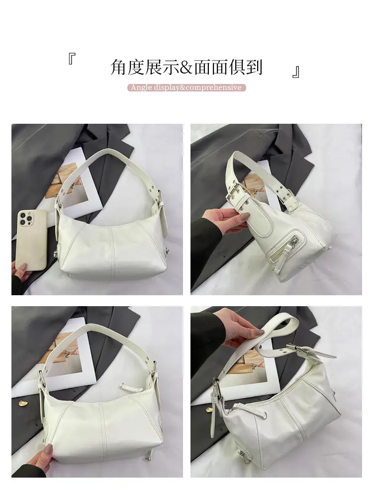 Black French Shoulder Bag for Women 2024 Spring — feature 8