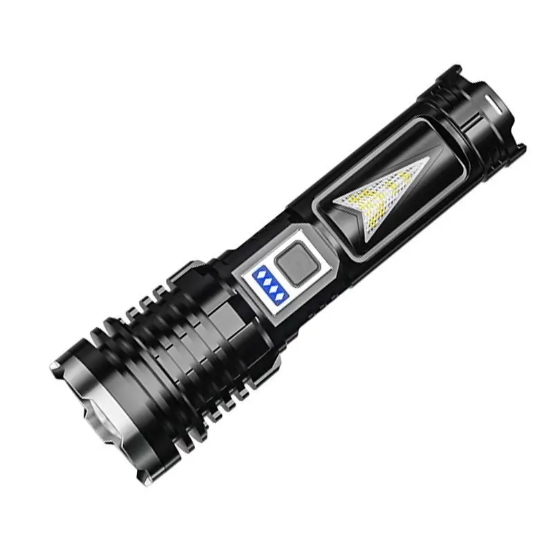 Rechargeable Cross-border Laser Flashlight Multi-Function Digital Display