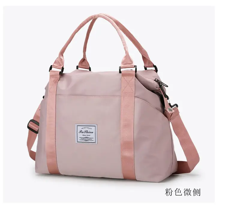 Light Blue Nylon Travel Bag for Women — feature 29