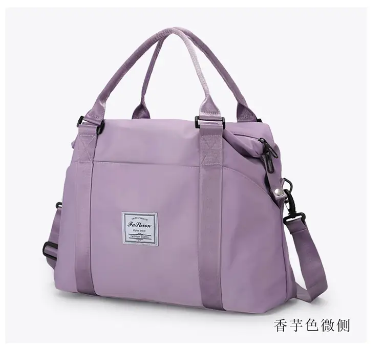 Light Blue Nylon Travel Bag for Women — feature 30