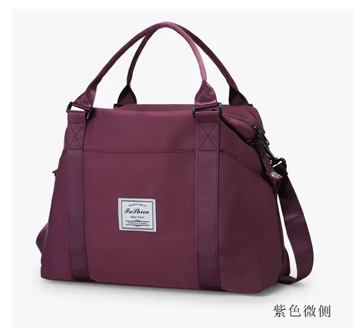 Light Blue Nylon Travel Bag for Women — feature 31