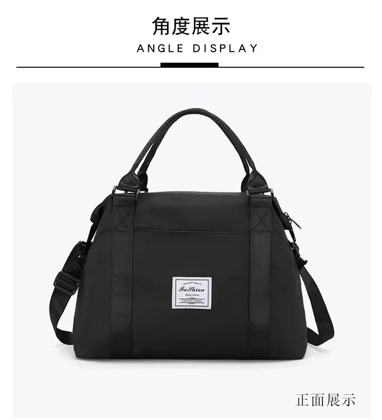 Light Blue Nylon Travel Bag for Women — feature 33