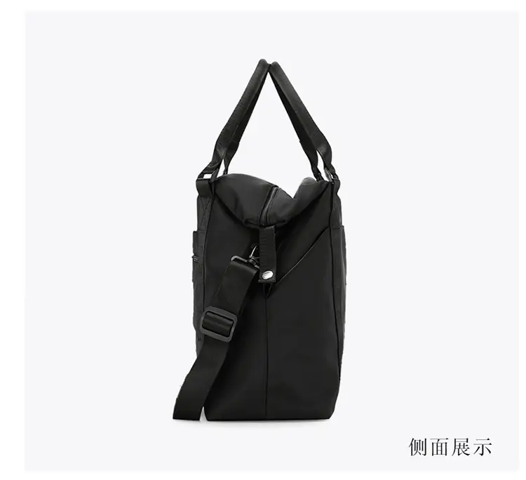 Light Blue Nylon Travel Bag for Women — feature 35