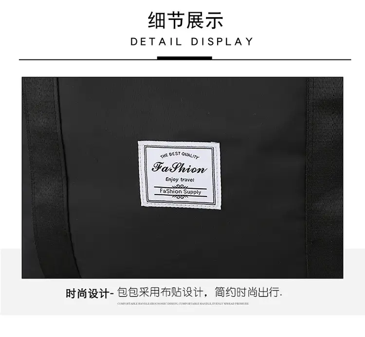 Light Blue Nylon Travel Bag for Women — feature 37