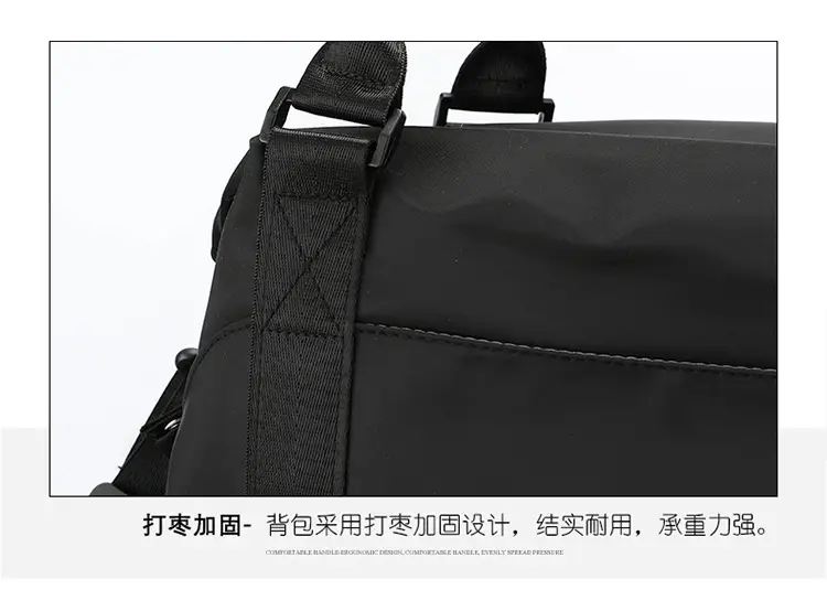 Light Blue Nylon Travel Bag for Women — feature 40