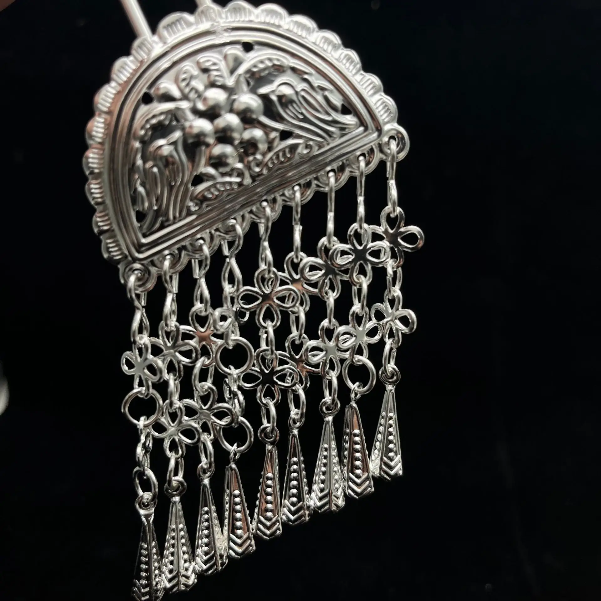 Antique Wind Bell Hairpin for Women New Chinese Hanfu Tassel Walking - Image 5