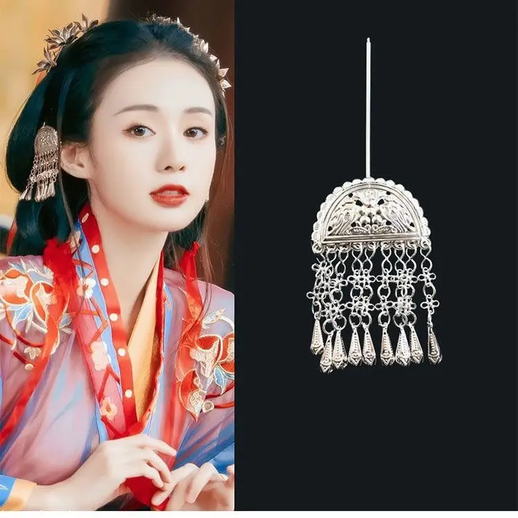 Antique Wind Bell Hairpin for Women New Chinese Hanfu Tassel Walking — feature 10