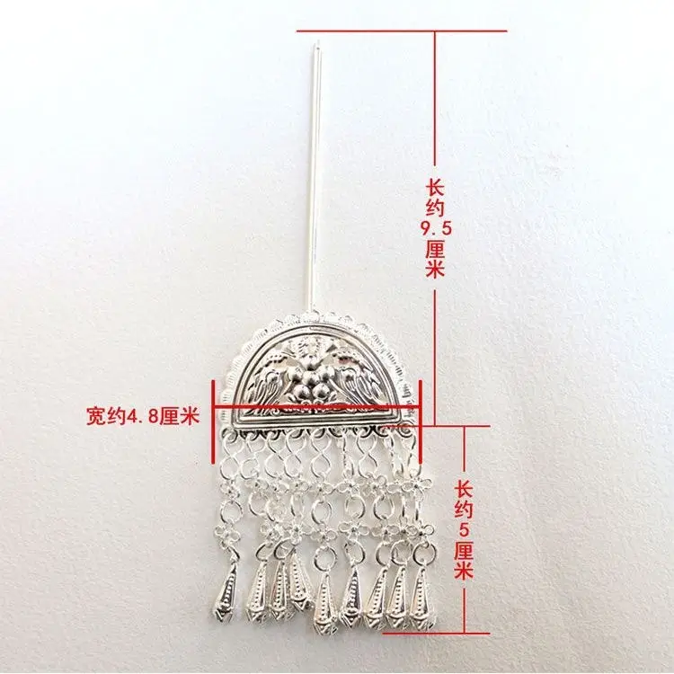 Antique Wind Bell Hairpin for Women New Chinese Hanfu Tassel Walking — feature 6