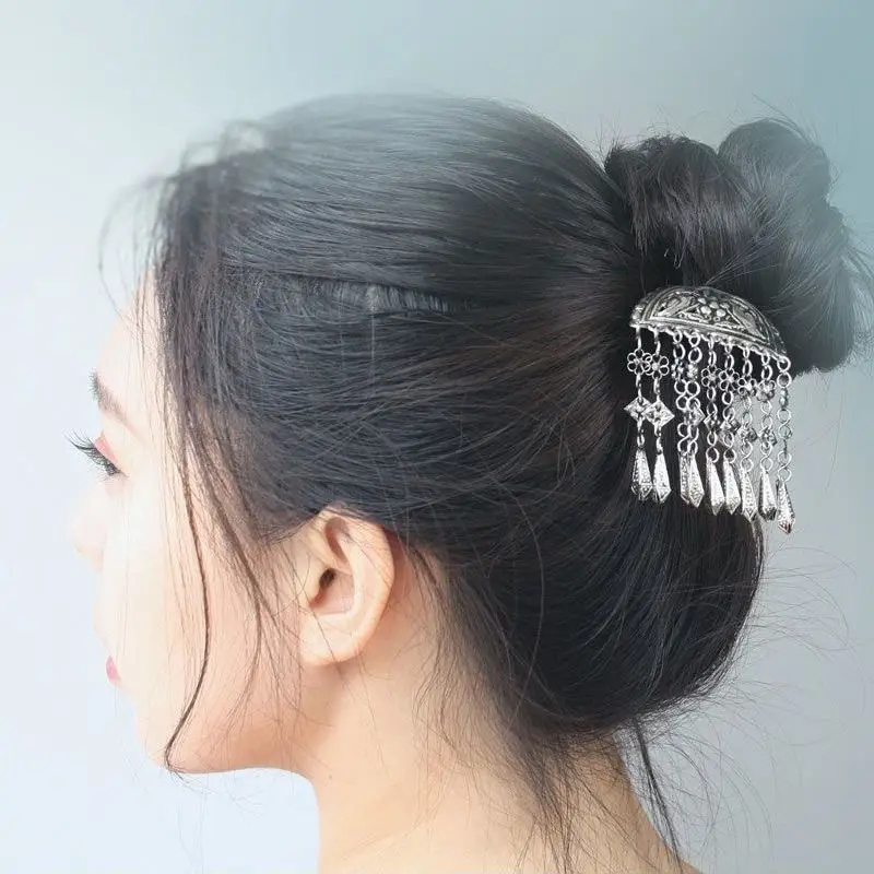 Antique Wind Bell Hairpin for Women New Chinese Hanfu Tassel Walking — feature 8
