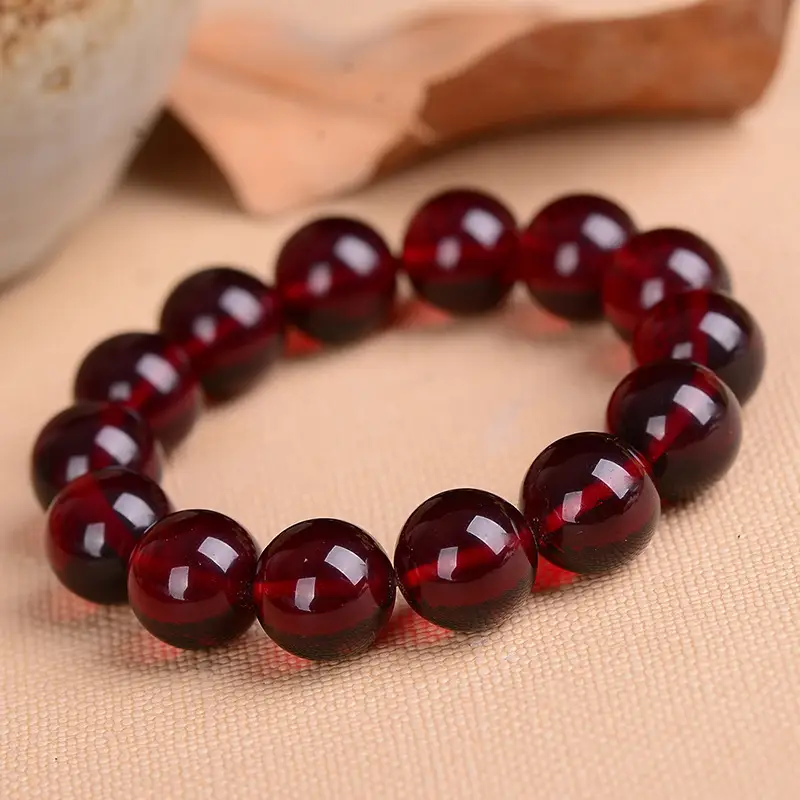 Myanmar Red Blood Pearl Bracelet for Men Women - Image 5