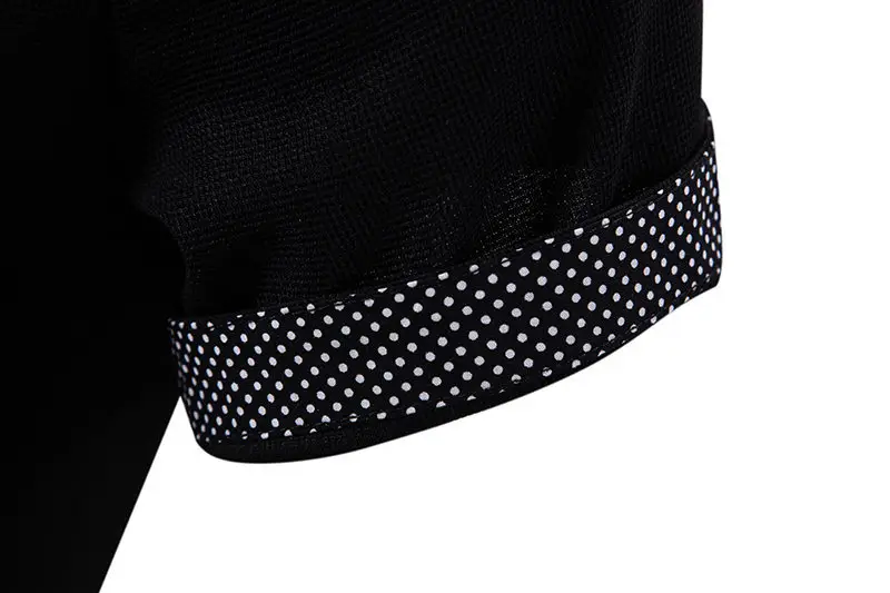 2024 Black Short-sleeve Polo Shirt for Men — feature 16