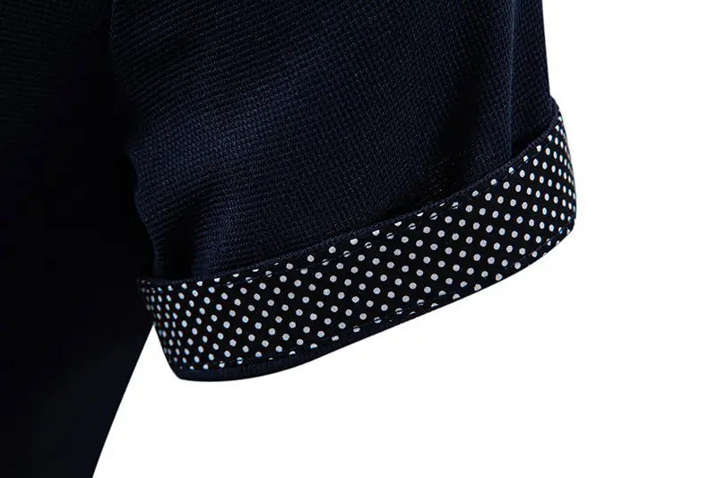 2024 Black Short-sleeve Polo Shirt for Men — feature 8