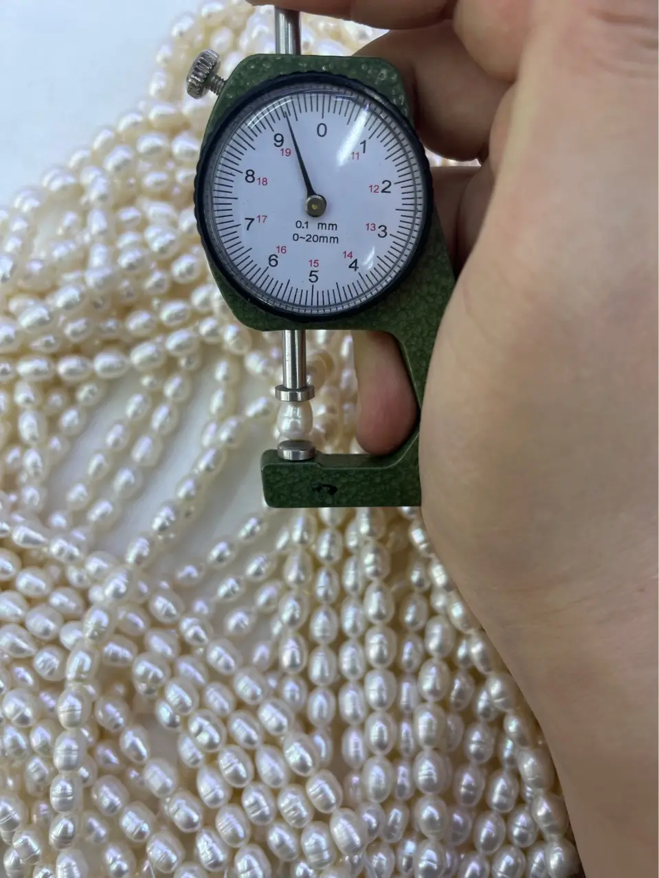 Natural Freshwater Pearl Thread 7-8mm Loose Beads 35cm — feature 3