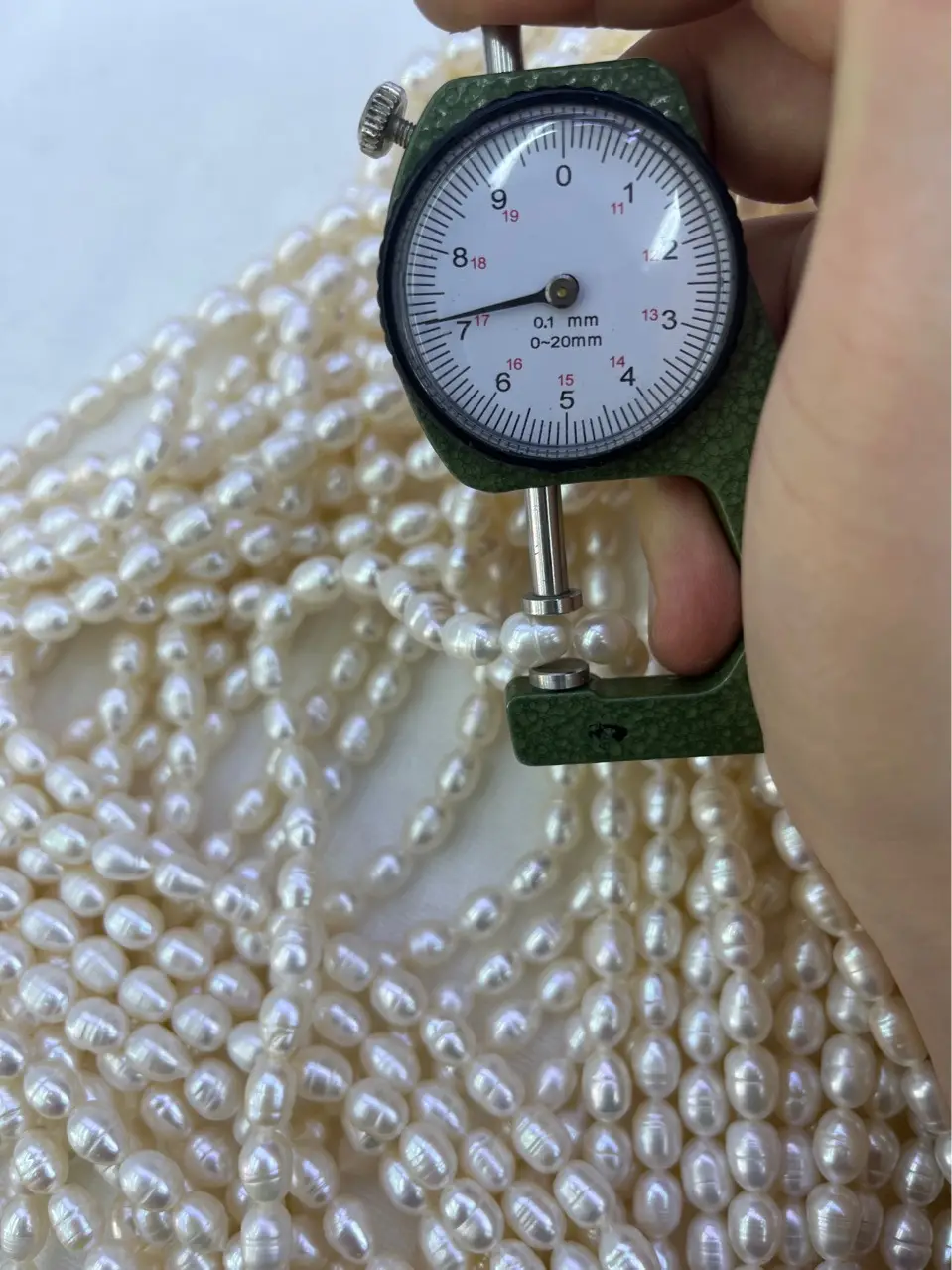 Natural Freshwater Pearl Thread 7-8mm Loose Beads 35cm — feature 4