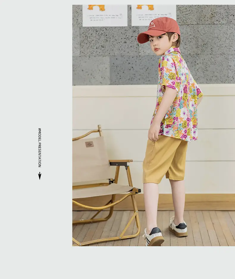 Children's Floral Short Sleeve T-Shirt Set — feature 10