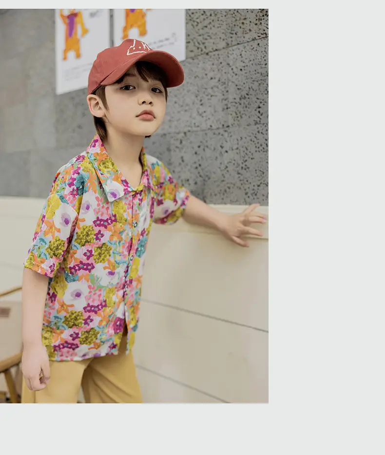 Children's Floral Short Sleeve T-Shirt Set — feature 9