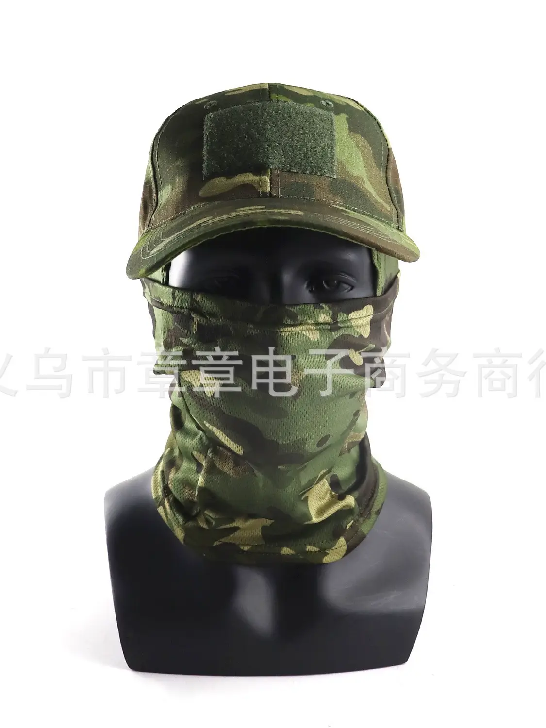 Cross-Border Camouflage Fishing Cap Set Black - Image 18