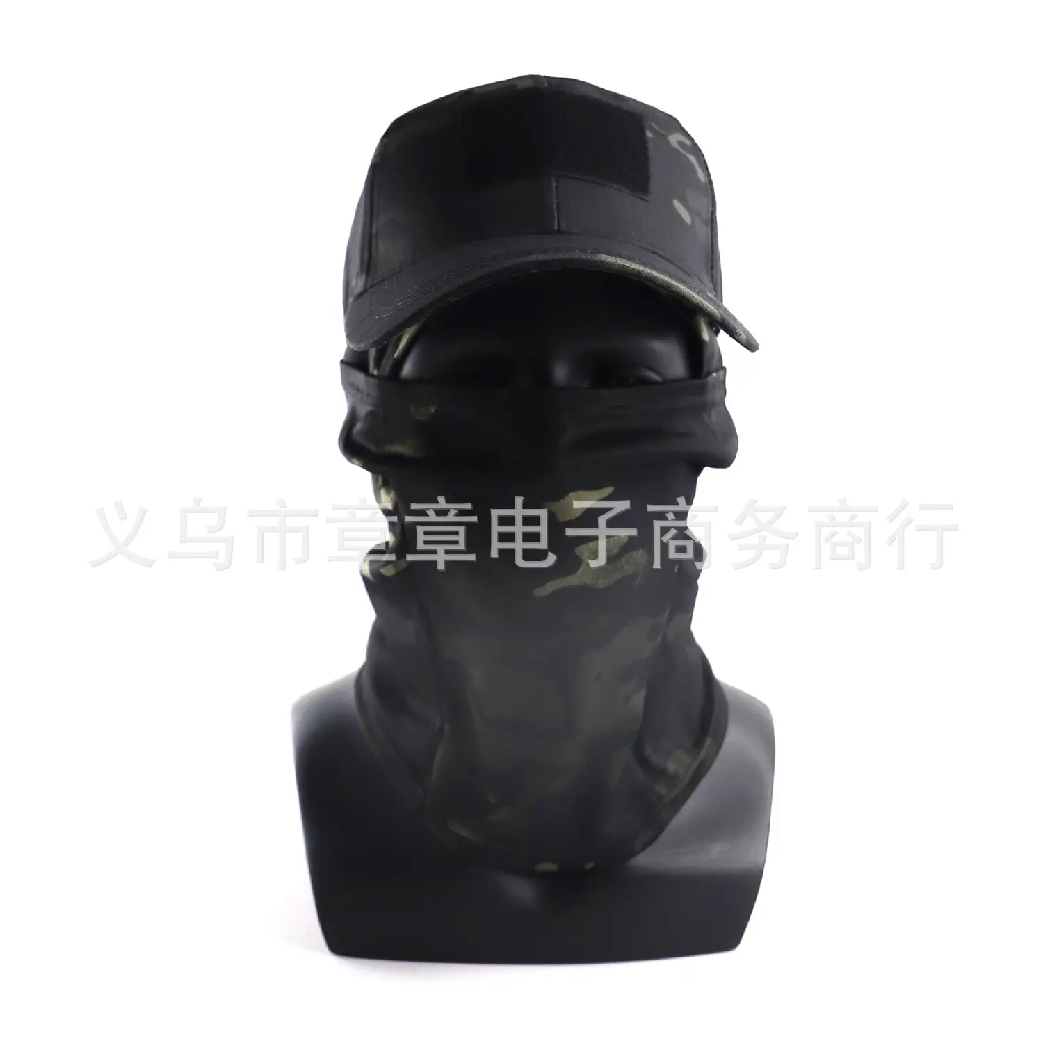 Cross-Border Camouflage Fishing Cap Set Black - Image 10