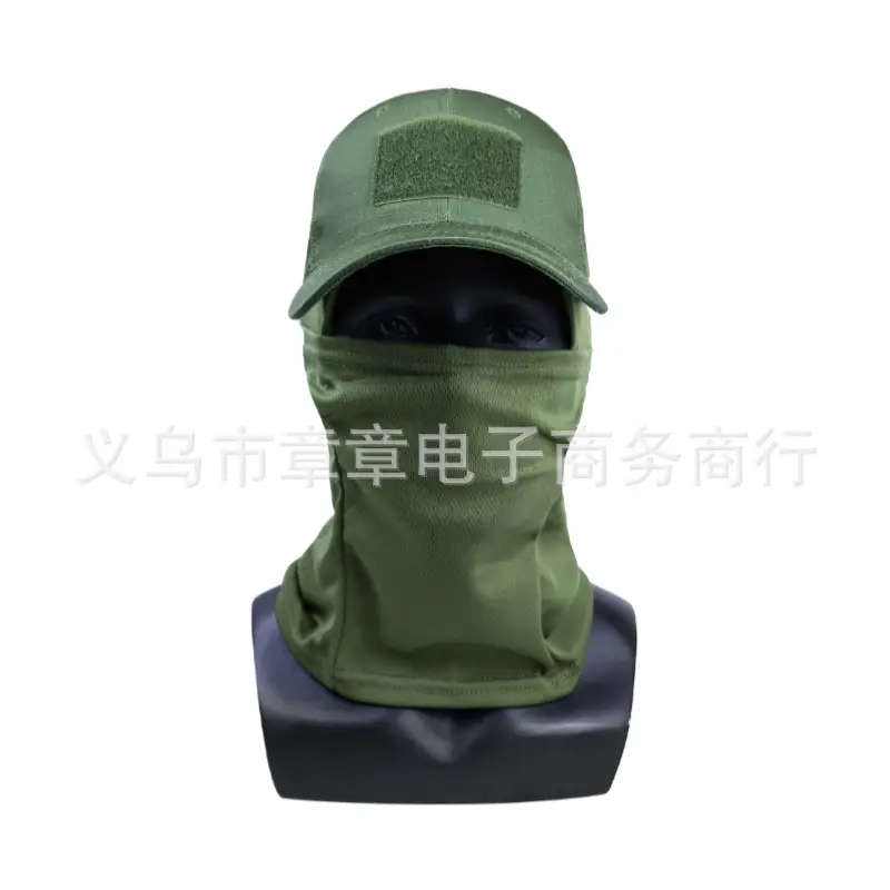 Cross-Border Camouflage Fishing Cap Set Black - Image 2