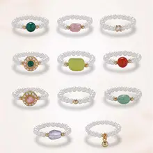 Korean Japanese Vintage Red Pearl Bracelet for Women — feature 29