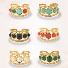 Korean Japanese Vintage Red Pearl Bracelet for Women — feature 5