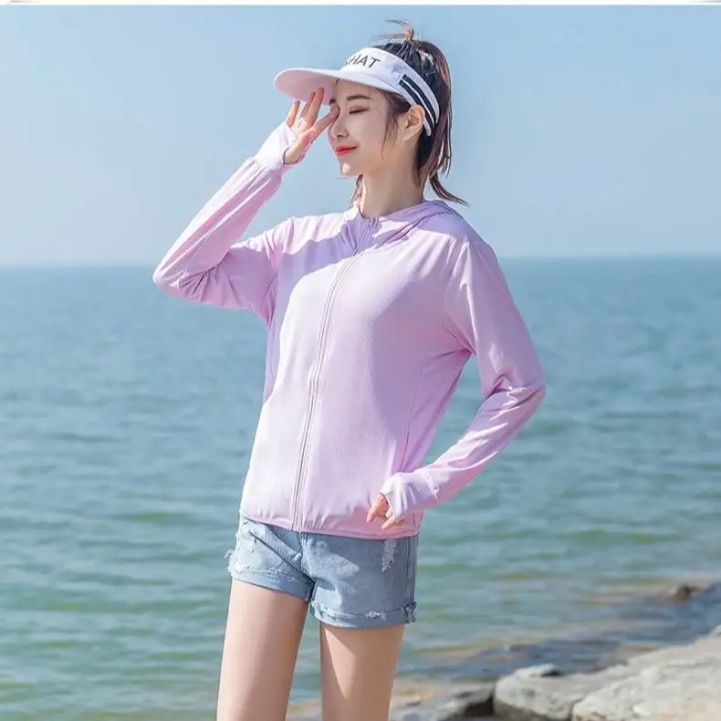 Men Ice Silk Sunproof Jacket Light Blue Non-UV — feature 2