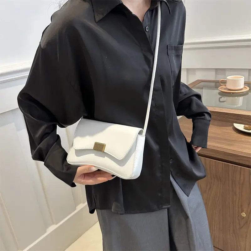 Trendy White Underarm Bag for Women 2024