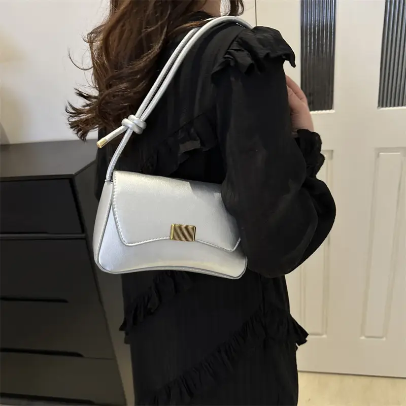 Trendy White Underarm Bag for Women 2024