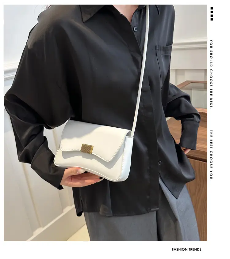 Trendy White Underarm Bag for Women 2024 — feature 1