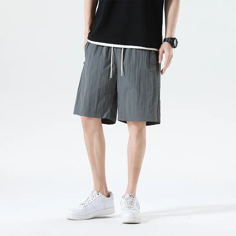 Japanese Style All-Pants Men Loose Summer Large Pocket Drawstring - Image 6