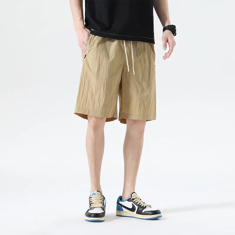 Japanese Style All-Pants Men Loose Summer Large Pocket Drawstring - Image 7
