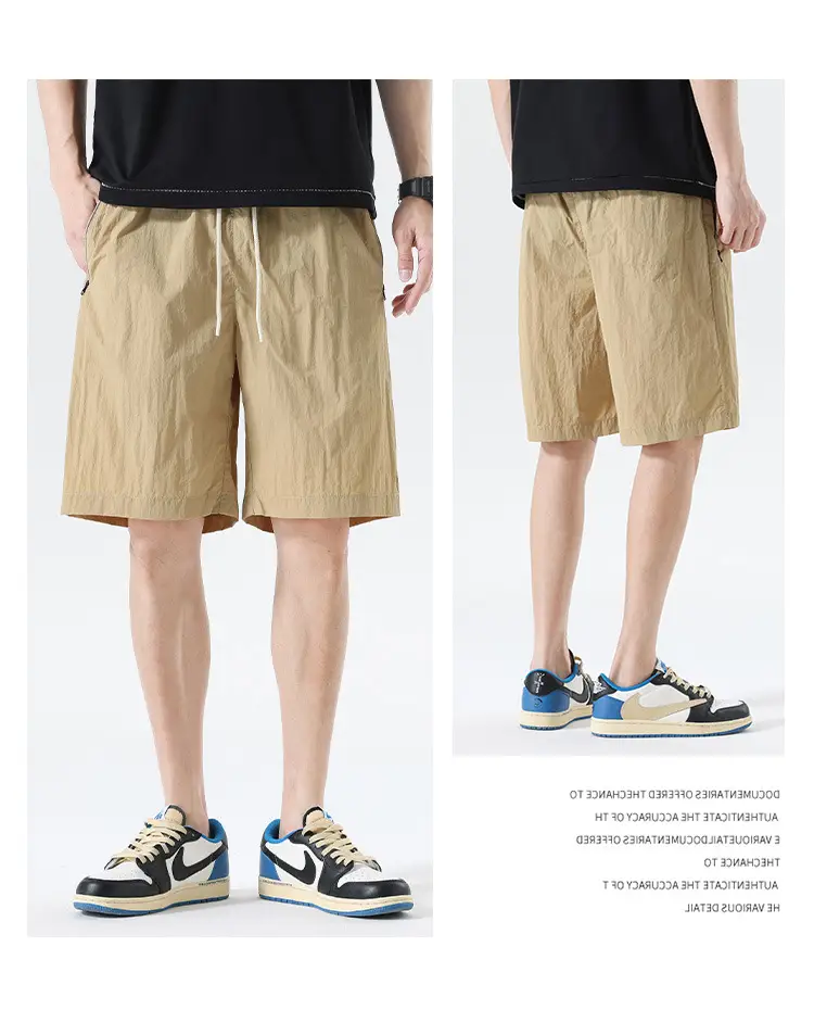 Japanese Style All-Pants Men Loose Summer Large Pocket Drawstring — feature 17