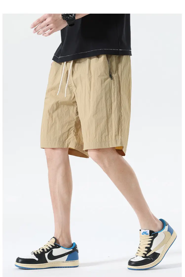 Japanese Style All-Pants Men Loose Summer Large Pocket Drawstring — feature 18
