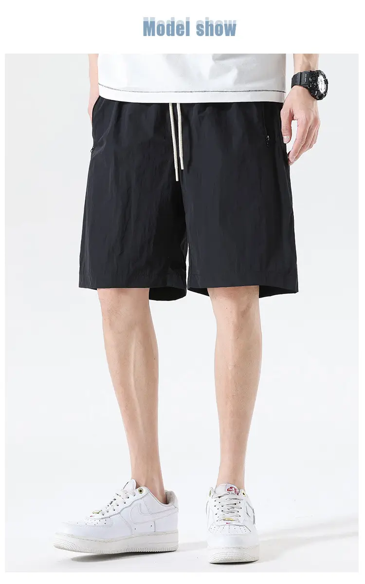 Japanese Style All-Pants Men Loose Summer Large Pocket Drawstring — feature 19