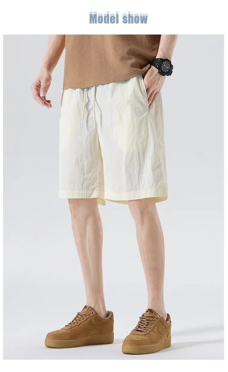 Japanese Style All-Pants Men Loose Summer Large Pocket Drawstring — feature 26