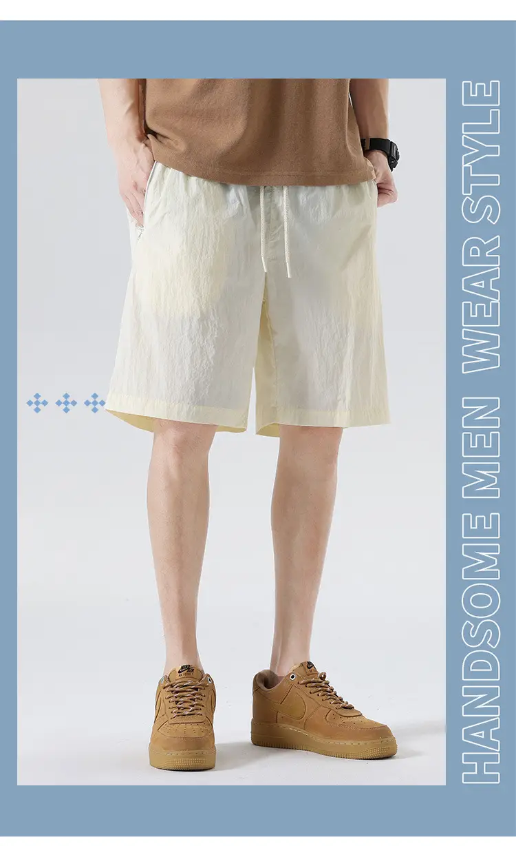 Japanese Style All-Pants Men Loose Summer Large Pocket Drawstring — feature 27