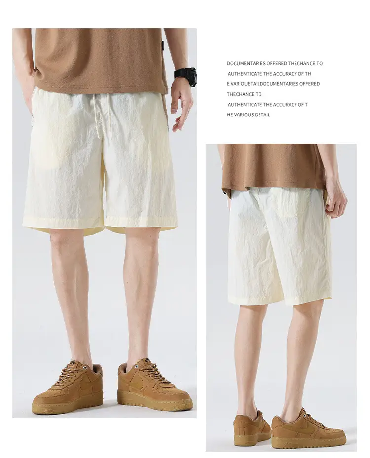 Japanese Style All-Pants Men Loose Summer Large Pocket Drawstring — feature 28