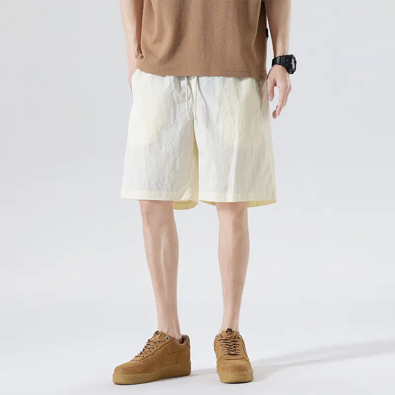 Japanese Style All-Pants Men Loose Summer Large Pocket Drawstring - Image 2