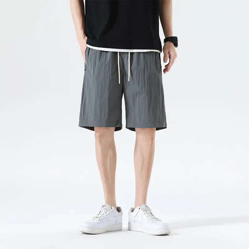 Japanese Style All-Pants Men Loose Summer Large Pocket Drawstring - Image 3