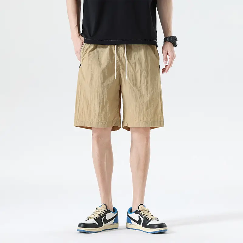 Japanese Style All-Pants Men Loose Summer Large Pocket Drawstring - Image 4