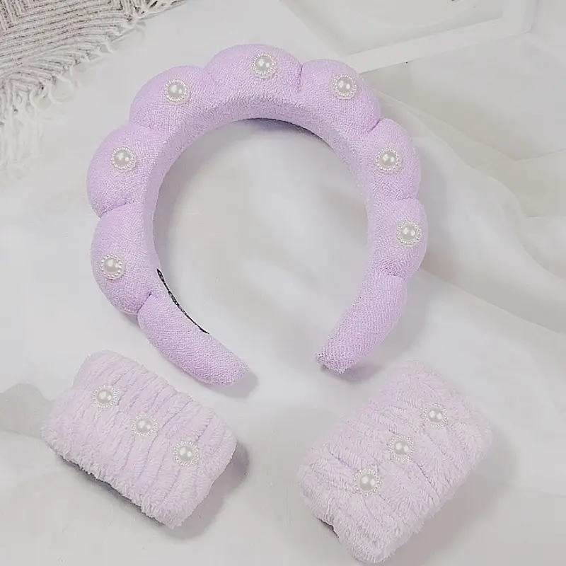 White Pearl Twist Hairband for Women — feature 11