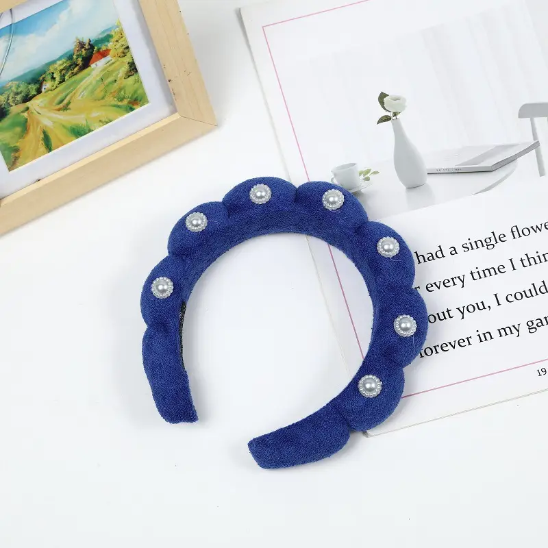 White Pearl Twist Hairband for Women — feature 22