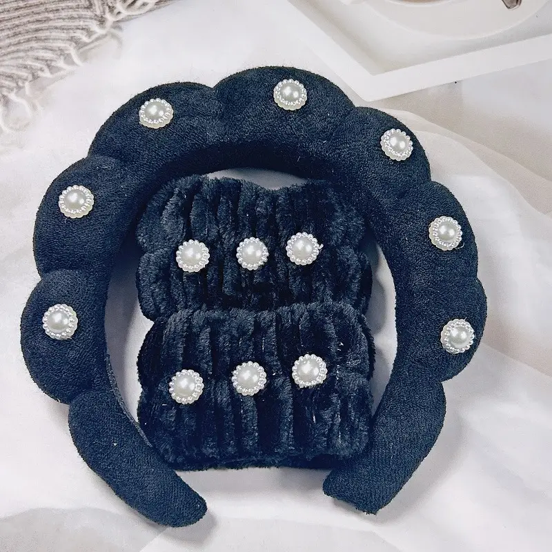 White Pearl Twist Hairband for Women — feature 7