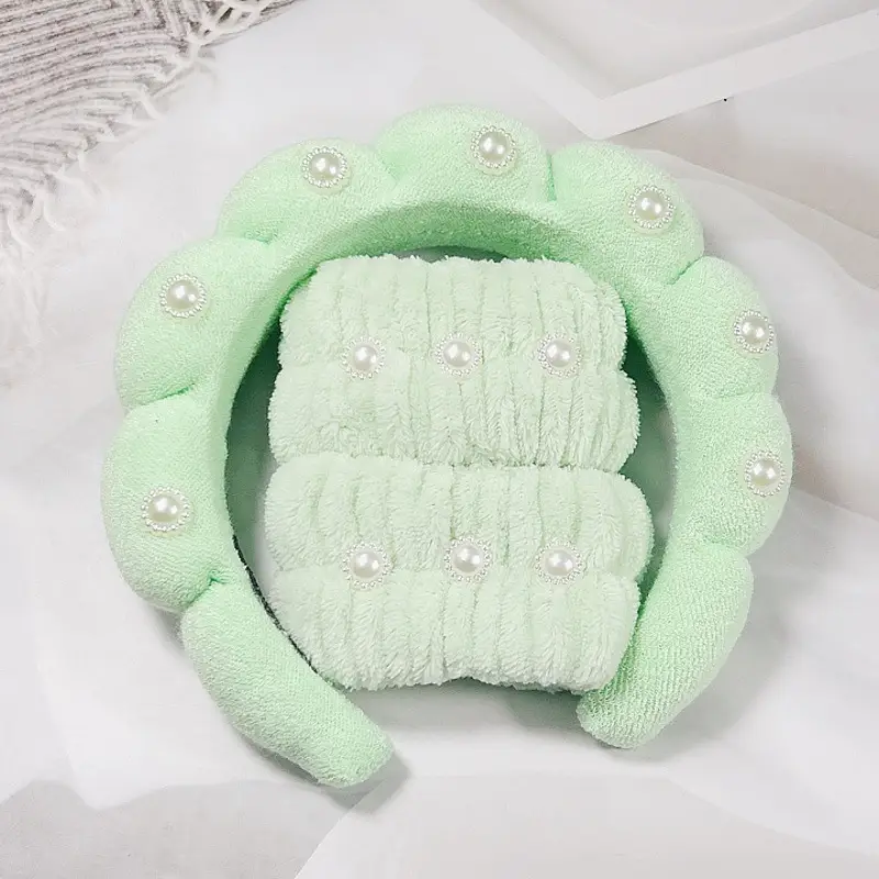 White Pearl Twist Hairband for Women — feature 9