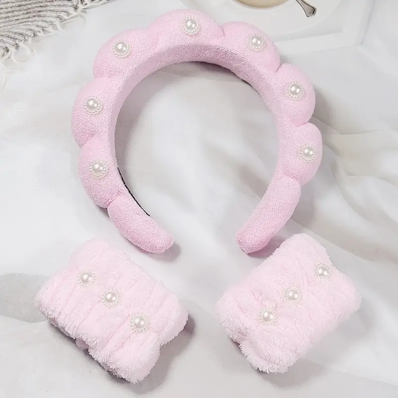 White Pearl Twist Hairband for Women - Image 20