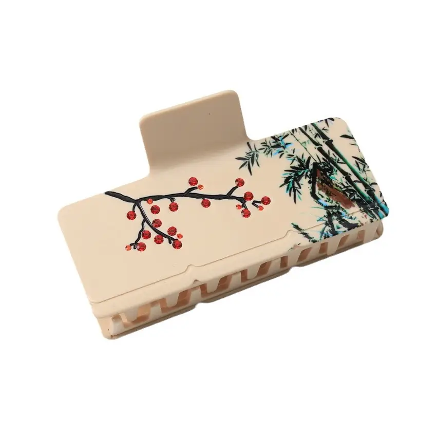 New Style Chinese Ink Painting Hair Clip for Women - Image 8