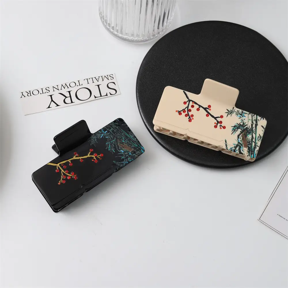 New Style Chinese Ink Painting Hair Clip for Women — feature 19