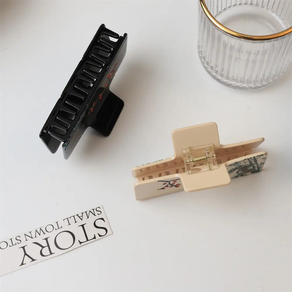 New Style Chinese Ink Painting Hair Clip for Women — feature 21