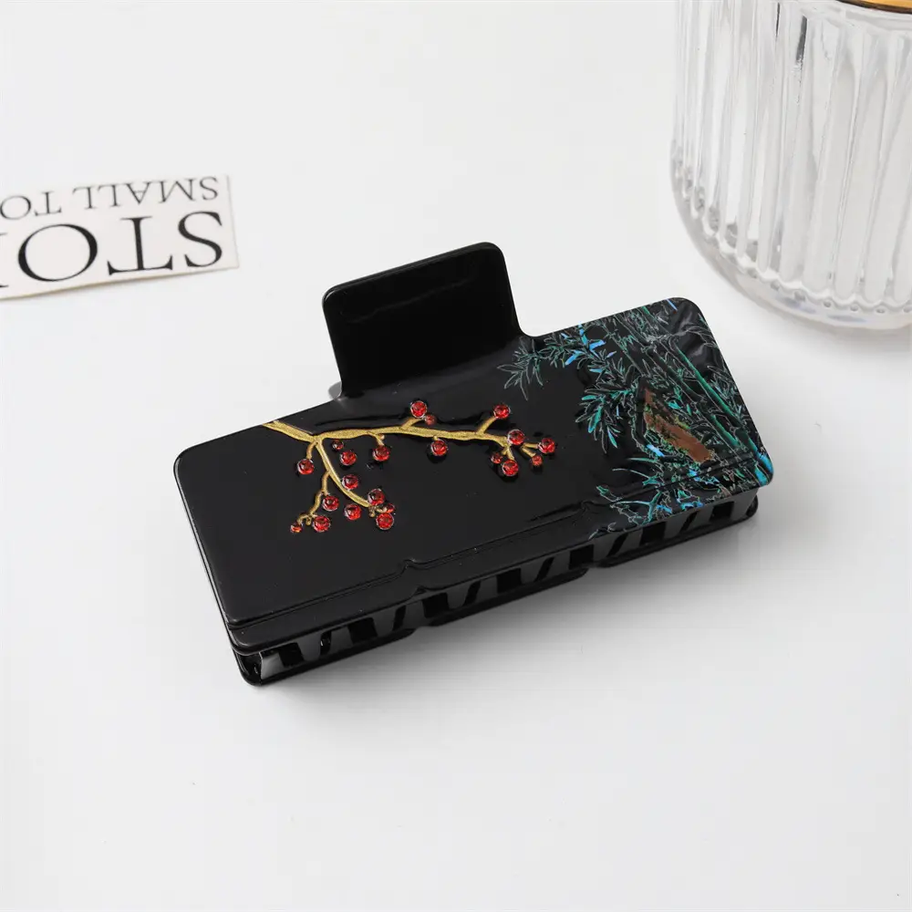 New Style Chinese Ink Painting Hair Clip for Women — feature 22